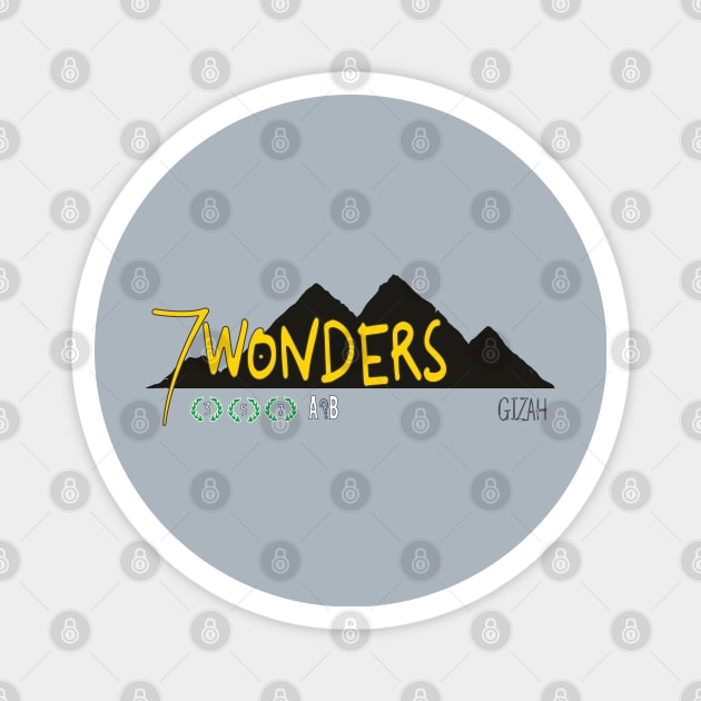 7 wonders II Magnet by ARTEMIDA